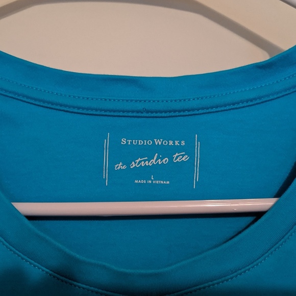 Blue Short Sleeve Top - Picture 3 of 3